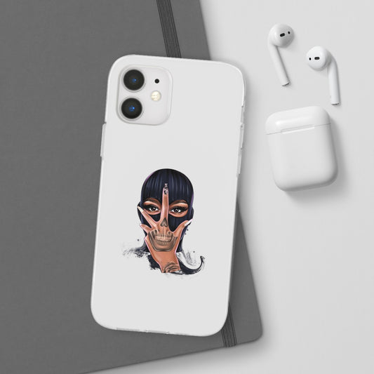 Coque Skull Glam Girl – Style Baddie Aesthetic (iPhone & Samsung)