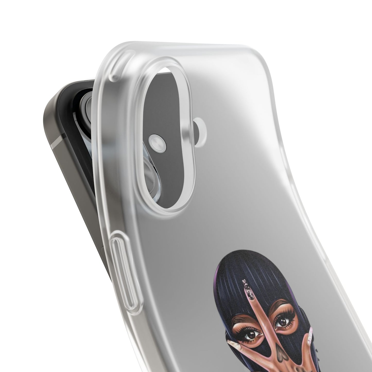 Coque Skull Glam Girl – Style Baddie Aesthetic (iPhone & Samsung)