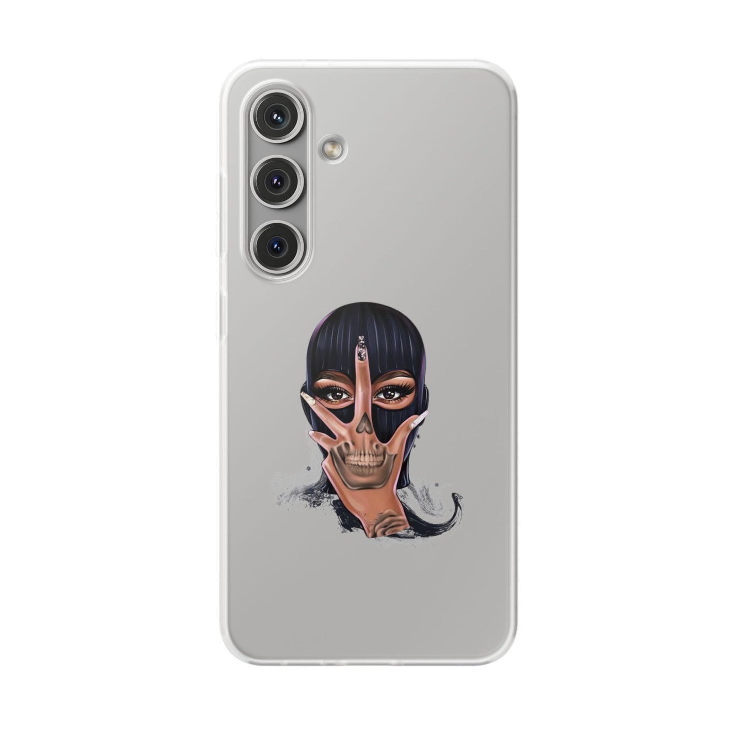 Coque Skull Glam Girl – Style Baddie Aesthetic (iPhone & Samsung)