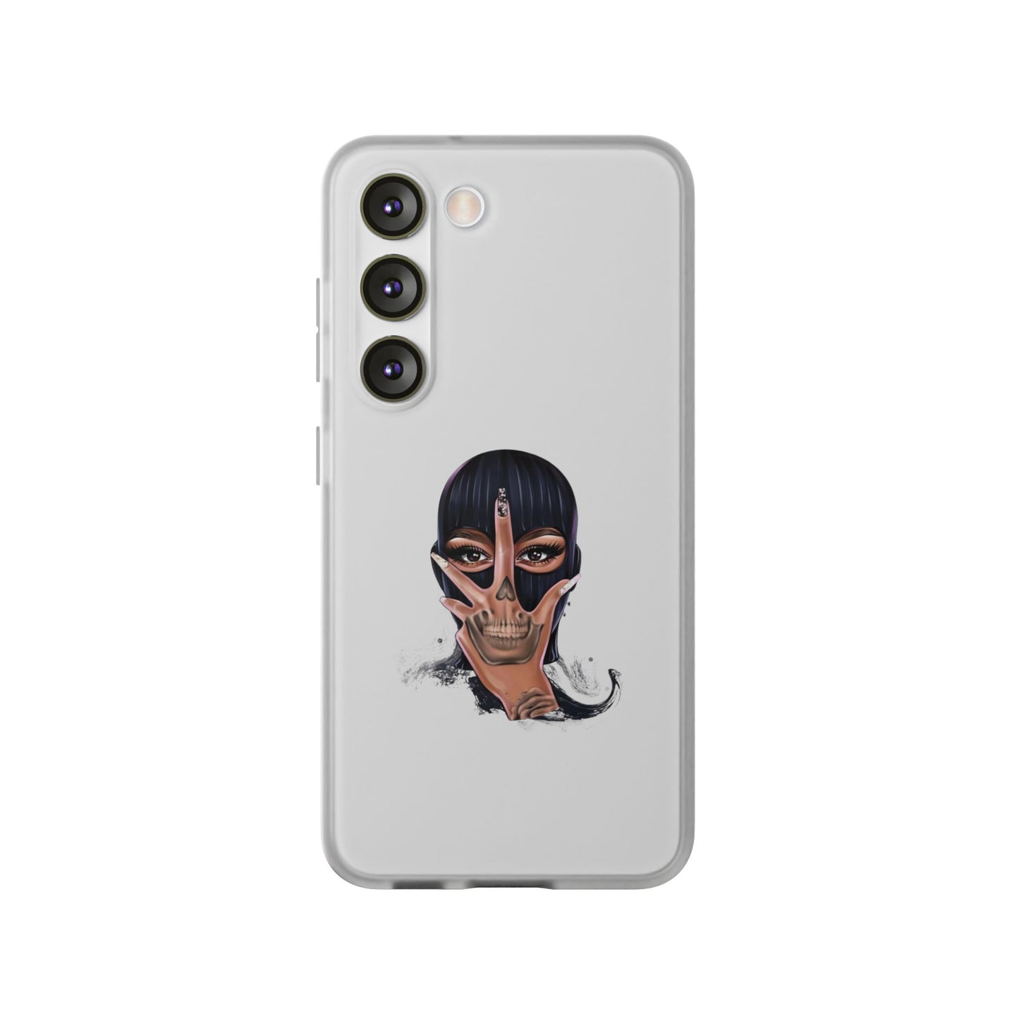 Coque Skull Glam Girl – Style Baddie Aesthetic (iPhone & Samsung)