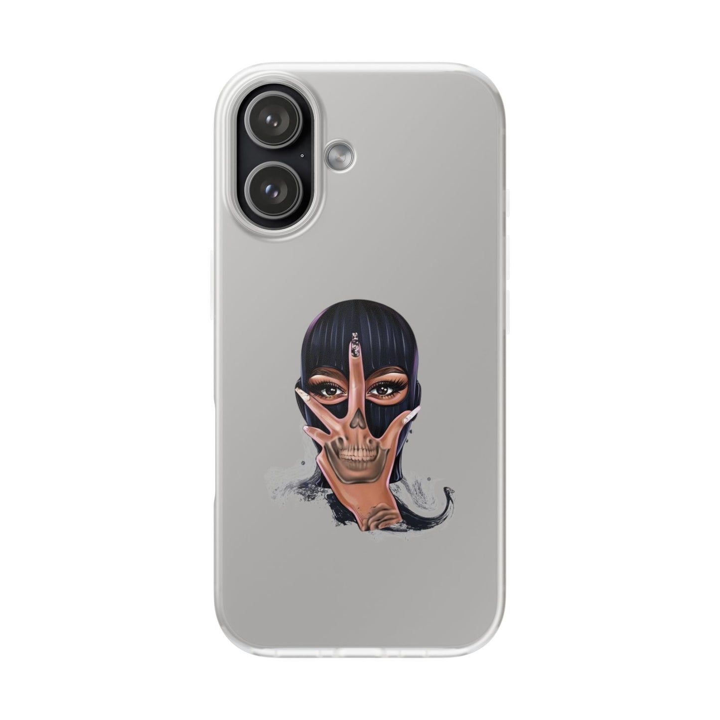 Coque Skull Glam Girl – Style Baddie Aesthetic (iPhone & Samsung)