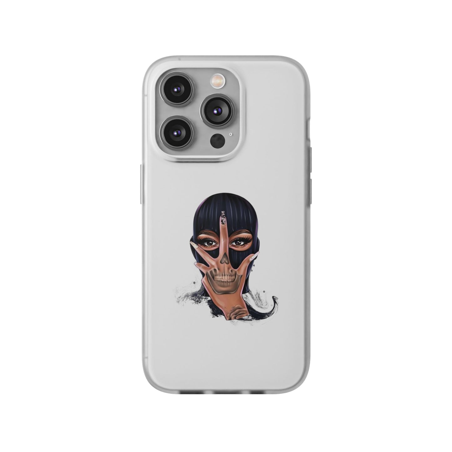 Coque Skull Glam Girl – Style Baddie Aesthetic (iPhone & Samsung)